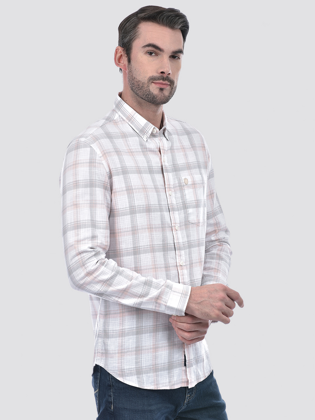 Numero Uno Men Classic Checkered Shirt